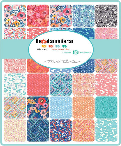 Sale!! 1/2 Yard - Botanica - Monet - Pink - Crystal Manning - Moda - Fabric Yardage - 11843 12