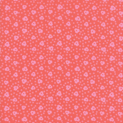 Sale!! 1/2 Yard - Botanica - Little Jeanie - Geranium - Crystal Manning - Moda - Fabric Yardage - 11845 14