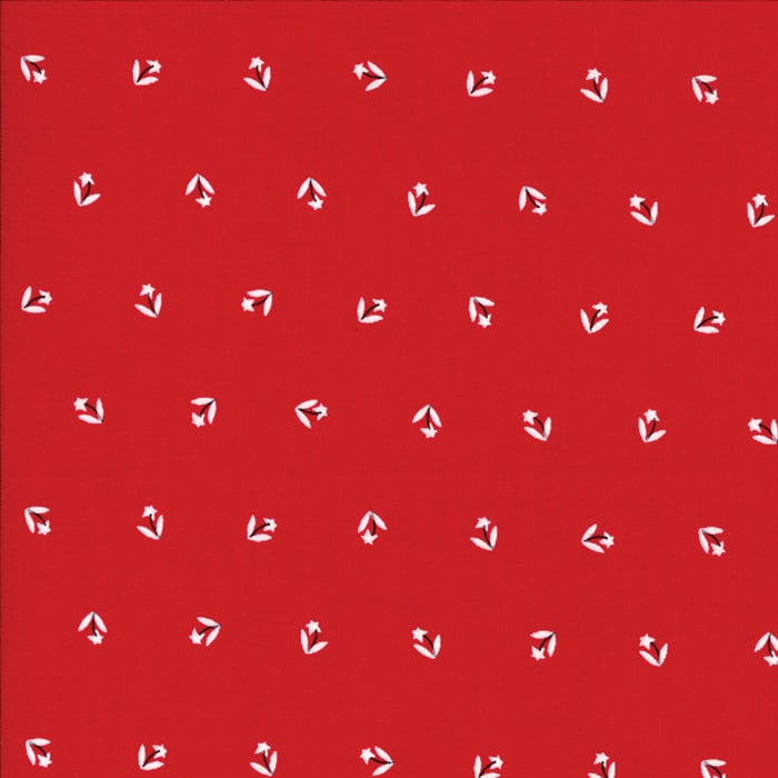 SALE!! 1/2 Yard - Merry Merry Snow Days - Red - Bunny Hill Designs - Moda - Fabric Yardage - 2944 11