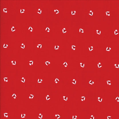 SALE!! 1/2 Yard - Merry Merry Snow Days - Red - Bunny Hill Designs - Moda - Fabric Yardage - 2944 11