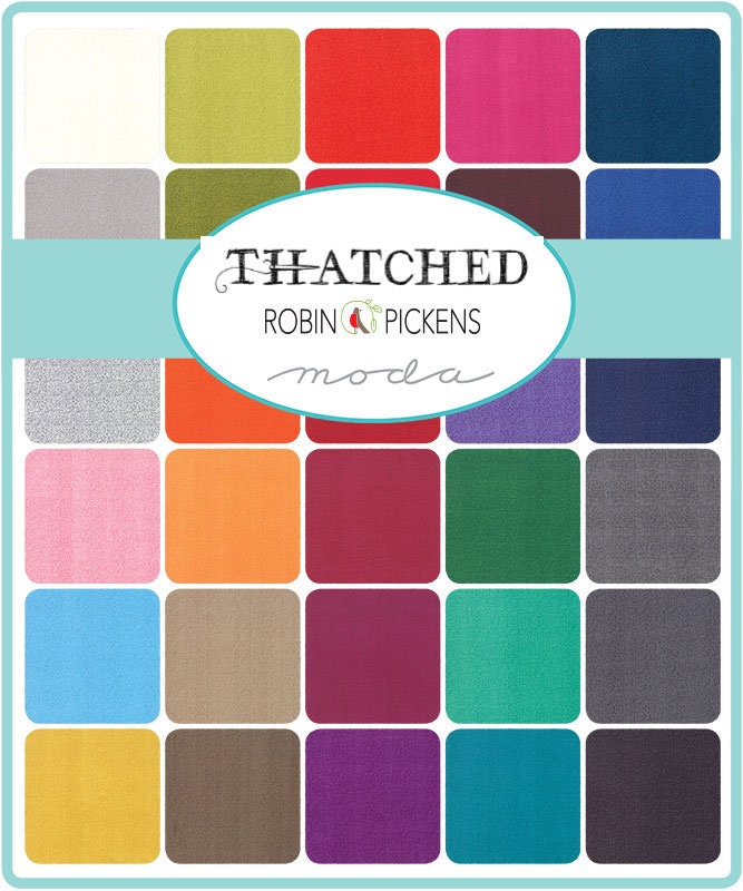 1/2 Yard - Thatched - Gray - Robin Pickens - Moda - Fabric Yardage - 48626 85