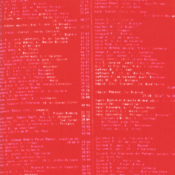 SALE!! Just Red - Zen Chic - Brigitte Heitland - Moda - 40 Strips - Honey Bun - 1700HB