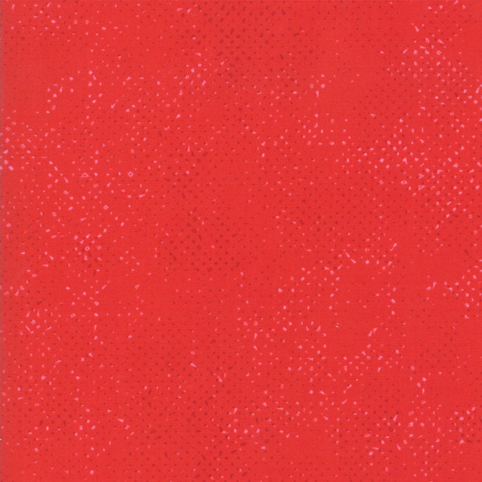 1/2 Yard - Just Red - Spotted - Lipstick - Zen Chic - Brigitte Heitland - Moda - Fabric Yardage - 1660 92