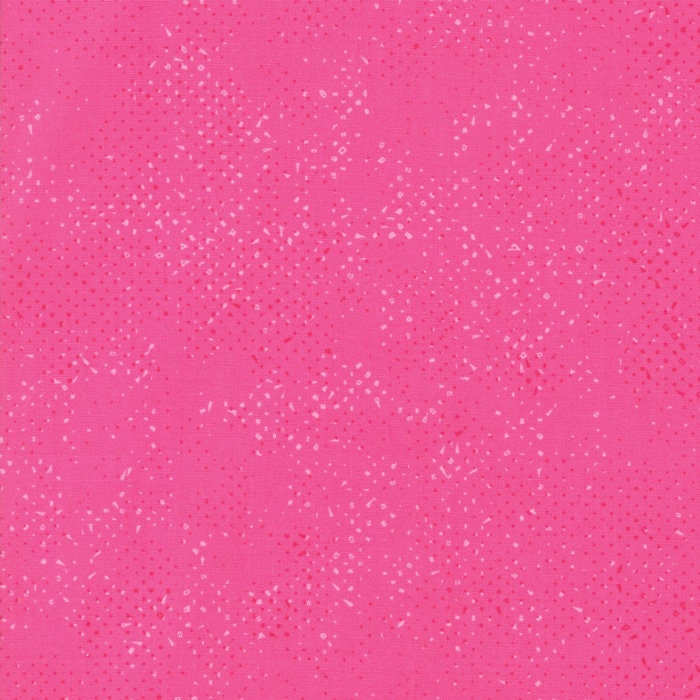 1/2 Yard - Just Red - Spotted - Hot Pink - Zen Chic - Brigitte Heitland - Moda - Fabric Yardage - 1660 98