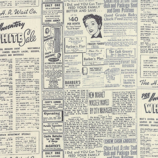 SALE!! 1/2 Yard - Modern Background Paper - Black Eggshell - Zen Chic - Brigitte Heitland - Moda - Fabric Yardage - 1582 15