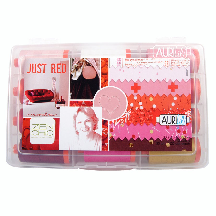 SALE!! Just Red Thread Kit - Zen Chic - Aurifil - BH50JR12