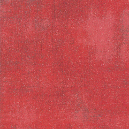 SALE!! 1/2 Yard - Grunge Glitter - Cherry - BasicGrey - Moda - Fabric Yardage - 30150 265GL