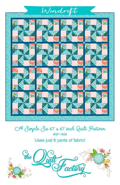 SALE!! Windrift Quilt Pattern - Abby Rose - The Quilt Factory - Moda - QF 1926