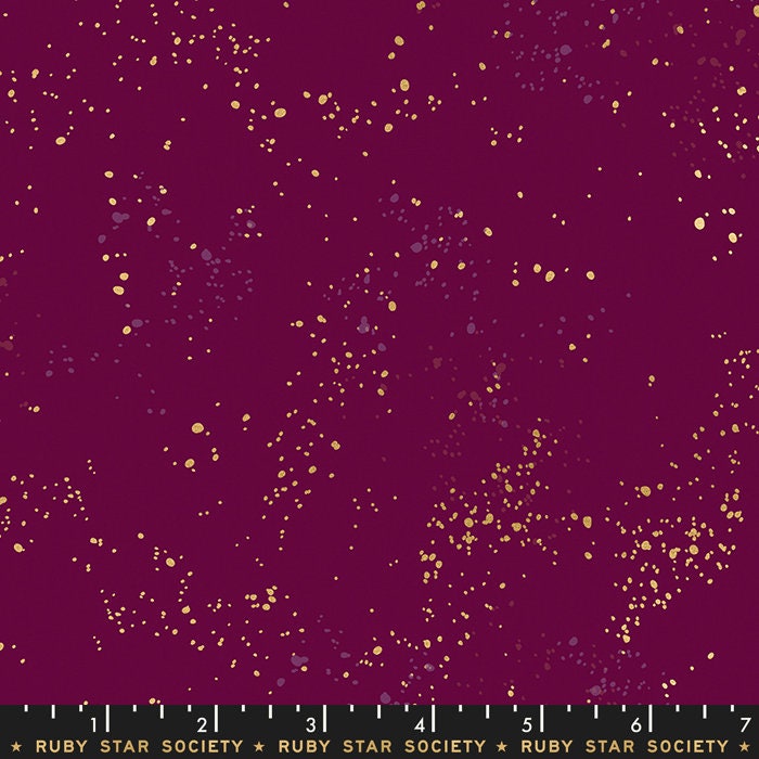 SALE!! 1/2 Yard - Speckled Metallic - Purple Velvet - Rashida Coleman Hale - Ruby Star Society - Fabric Yardage - RS5027 73M