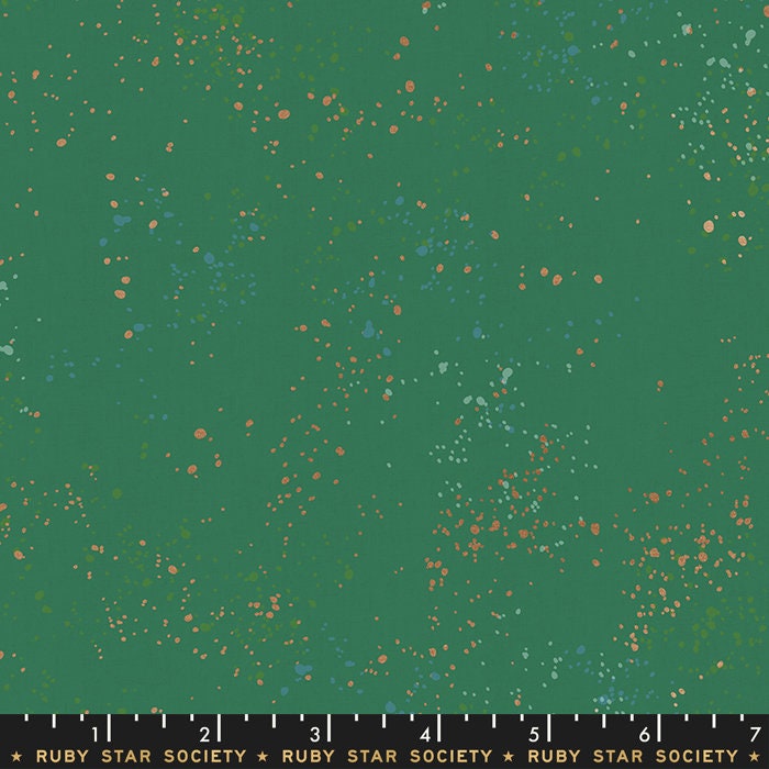 SALE!! 1/2 Yard - Speckled Metallic - Emerald Green - Rashida Coleman Hale - Ruby Star Society - Fabric Yardage - RS5027 74M