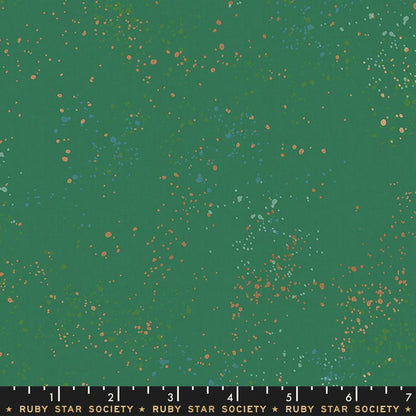 SALE!! 1/2 Yard - Speckled Metallic - Emerald Green - Rashida Coleman Hale - Ruby Star Society - Fabric Yardage - RS5027 74M