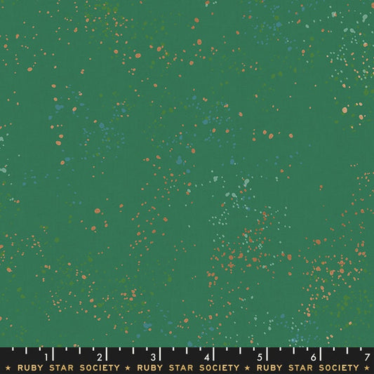 SALE!! 1/2 Yard - Speckled Metallic - Emerald Green - Rashida Coleman Hale - Ruby Star Society - Fabric Yardage - RS5027 74M