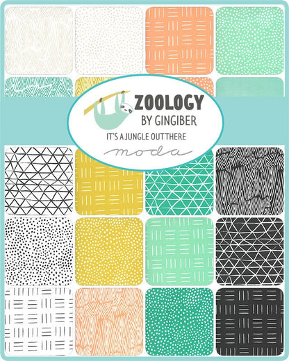 SALE!! Zoology - Gingiber - Stacie Bloomfield - Moda - 40 Strips - Honey Bun - 48300HB