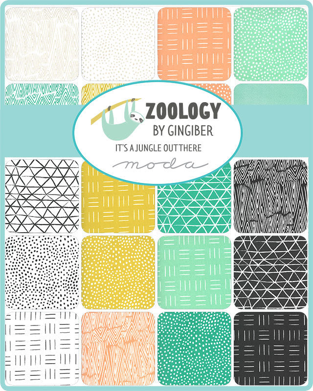 SALE!! Zoology Snuggles Panel with Pillows - Gingiber - Stacie Bloomfield - Moda - 48301 11SN