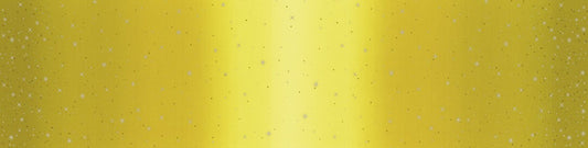 SALE!! 1/2 Yard - Ombre Fairy Dust Metallic - Lime Green - V and Co - Vanessa Christenson - Moda Fabrics - 10871 18M