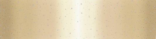 SALE!! 1/2 Yard - Ombre Fairy Dust Metallic - Sand - V and Co - Vanessa Christenson - Moda Fabrics - 10871 215M