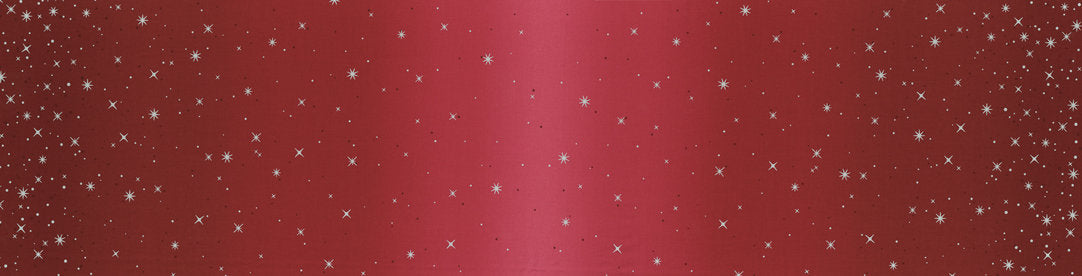 SALE!! 1/2 Yard - Ombre Fairy Dust Metallic - Burgundy - V and Co - Vanessa Christenson - Moda Fabrics - 10871 317M