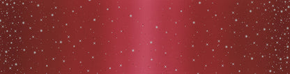 SALE!! 1/2 Yard - Ombre Fairy Dust Metallic - Burgundy - V and Co - Vanessa Christenson - Moda Fabrics - 10871 317M