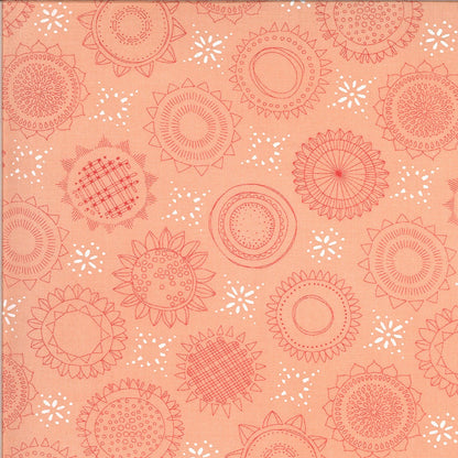 SALE!! 1/2 Yard - Solana - Varietals - Peach - Robin Pickens - Moda - Fabric Yardage - 48682 19