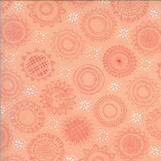 SALE!! 1/2 Yard - Solana - Varietals - Peach - Robin Pickens - Moda - Fabric Yardage - 48682 19