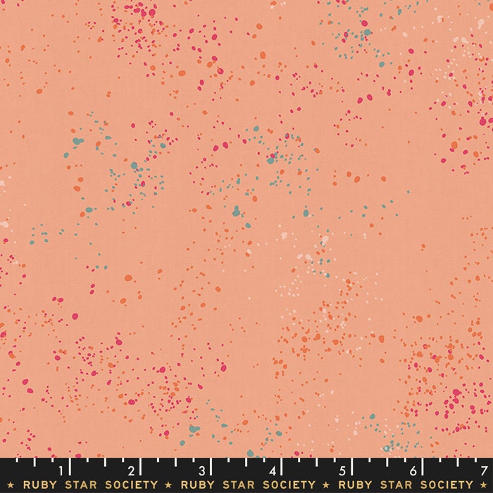 SALE!! 1/2 Yard - Speckled - Peach - Rashida Coleman Hale - Ruby Star Society - Fabric Yardage - RS5027 32M