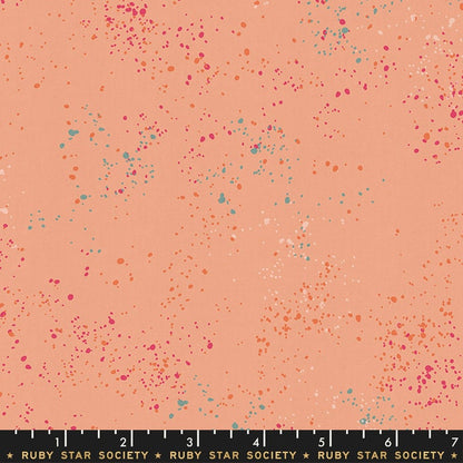 SALE!! 1/2 Yard - Speckled - Peach - Rashida Coleman Hale - Ruby Star Society - Fabric Yardage - RS5027 32M