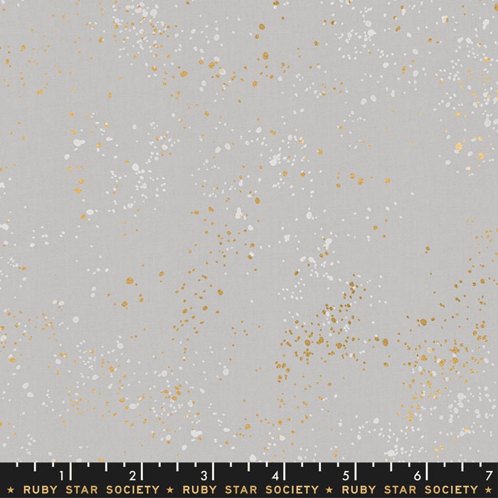 SALE!! 1/2 Yard - Speckled Metallic - Dove - Rashida Coleman Hale - Ruby Star Society - Fabric Yardage - RS5027 59M