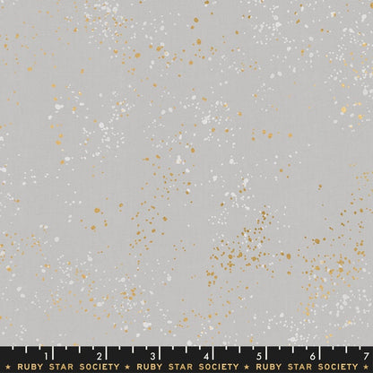 SALE!! 1/2 Yard - Speckled Metallic - Dove - Rashida Coleman Hale - Ruby Star Society - Fabric Yardage - RS5027 59M