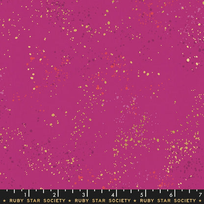 SALE!! 1/2 Yard - Speckled Metallic - Berry - Rashida Coleman Hale - Ruby Star Society - Fabric Yardage - RS5027 62M