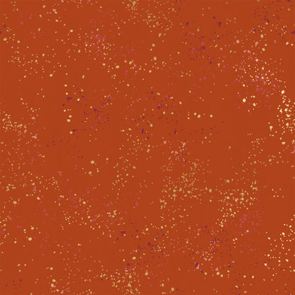 SALE!! 1/2 Yard - Speckled Metallic - Cayenne - Rashida Coleman Hale - Ruby Star Society - Fabric Yardage - RS5027 64M