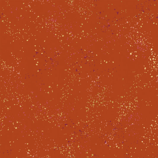 SALE!! 1/2 Yard - Speckled Metallic - Cayenne - Rashida Coleman Hale - Ruby Star Society - Fabric Yardage - RS5027 64M