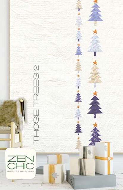 Those Trees 2 Quilt Pattern - Zen Chic - Brigitte Heitland - Moda - Chill - ZC TT2QPG