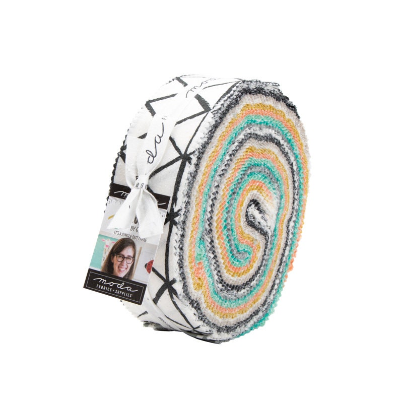 SALE!! Zoology - Gingiber - Stacie Bloomfield - Moda - 40 Strips - Honey Bun - 48300HB