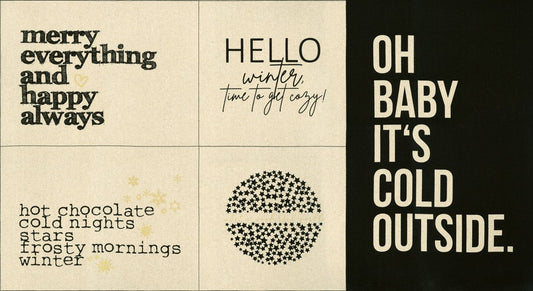 Chill Mochi Linen Panel - 24 x 44 Linen - Zen Chic - Brigitte Heitland - Moda - Fabric Panel - 1721 11LM