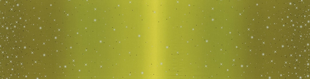 SALE!! 1/2 Yard - Ombre Fairy Dust Metallic - Avacado - V and Co - Vanessa Christenson - Moda Fabrics - 10871 52M