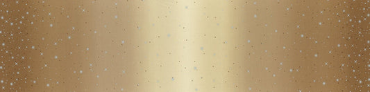 SALE!! 1/2 Yard - Ombre Fairy Dust Metallic - Taupe - V and Co - Vanessa Christenson - Moda Fabrics - 10871 204M