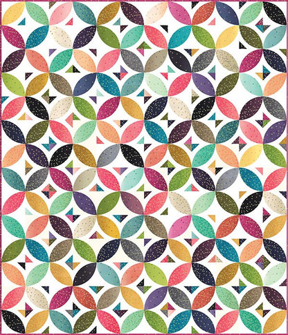 SALE!! Candy Wrapper Quilt Pattern - Moda - V and Co - Vanessa Christenson - VC 1247 - Ombre Confetti Metallic