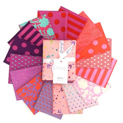 Tula's True Colors - Flamingo - Tula Pink - FreeSpirit - 16 Pieces - Fat Quarter Bundle - FB2FQTP.FLAMINGO