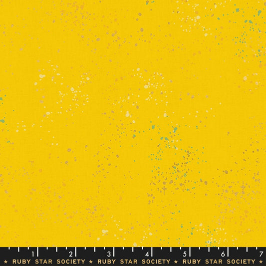 SALE!! 1/2 Yard - Speckled Metallic - Sunshine - Rashida Coleman Hale - Ruby Star Society - Moda - Fabric Yardage - RS5027 71M
