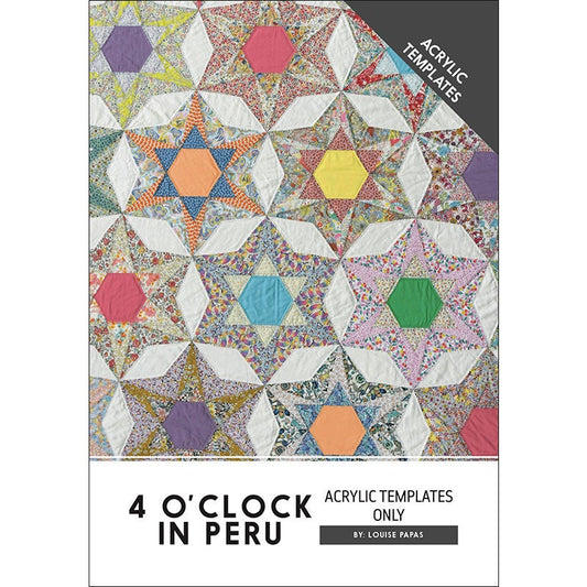 4 O' Clock In Peru - Acrylic Templates - Louise Papas - Jen Kingwell Dwesigns - JKD 5521