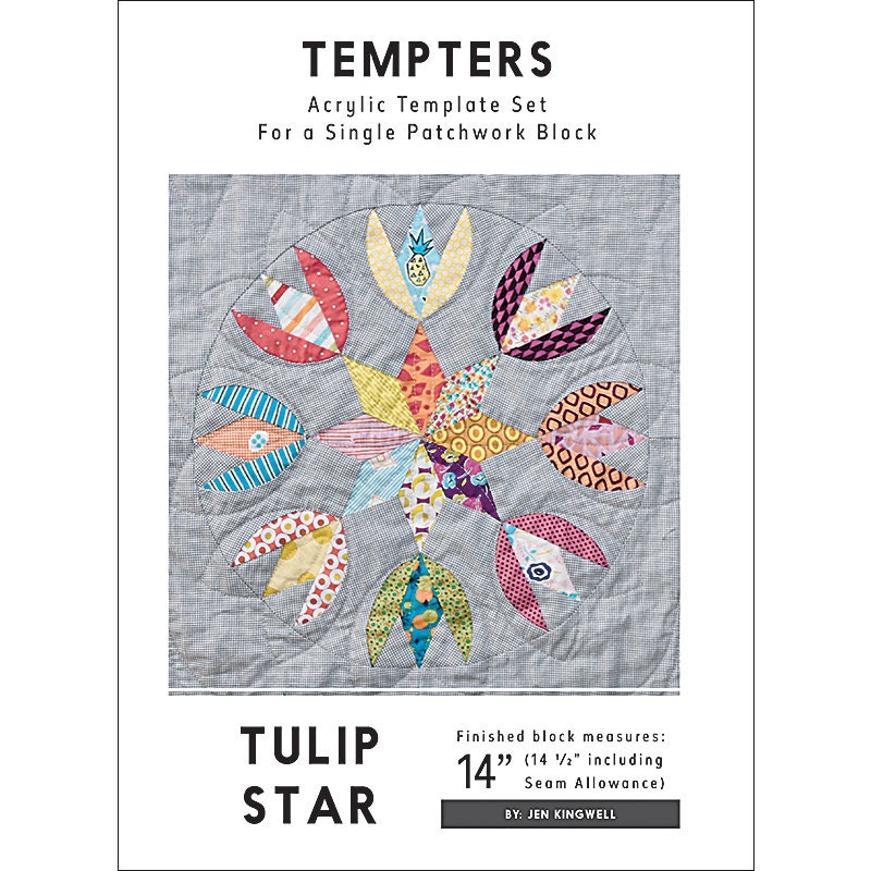 Tulip Star - Tempter Templates - Jen Kingwell - JKD 8335