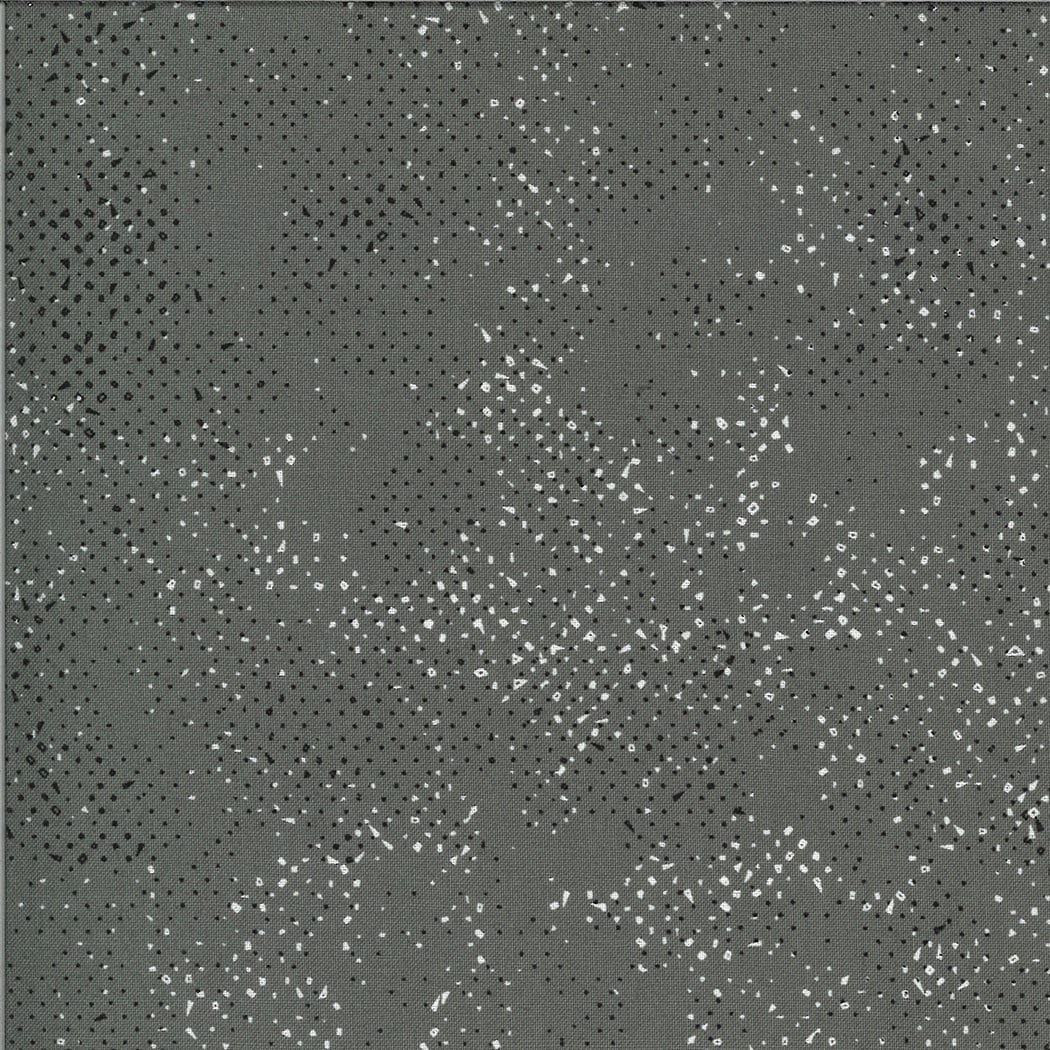 1/2 Yard - Quotation - Spotted - Graphite - Zen Chic - Moda - Fabric Yardage - 1660 135