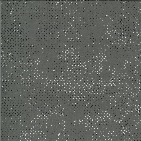 1/2 Yard - Quotation - Spotted - Graphite - Zen Chic - Moda - Fabric Yardage - 1660 135