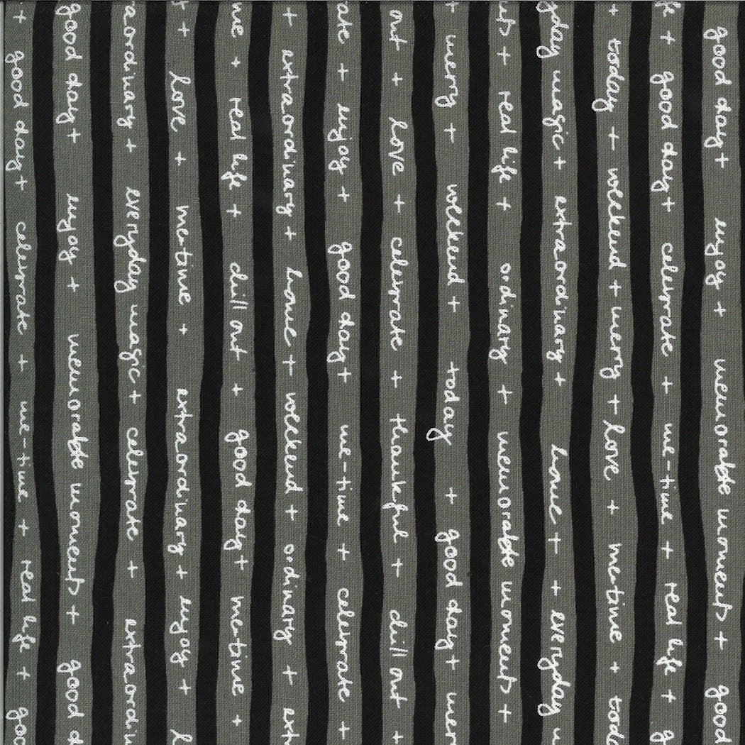 SALE!! 1/2 Yard - Quotation - Ink - Zen Chic - Moda - Fabric Yardage - 1732 16