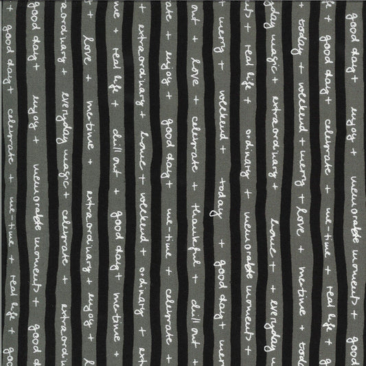 SALE!! 1/2 Yard - Quotation - Ink - Zen Chic - Moda - Fabric Yardage - 1732 16