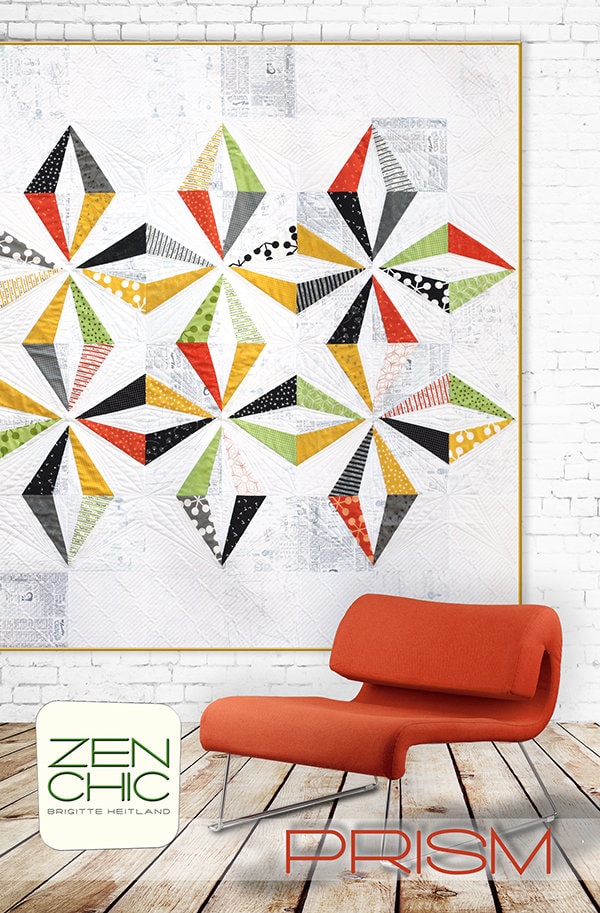 Prism Quilt Pattern - Zen Chic - Brigitte Heitland - Moda - Quotation - ZC PIQP