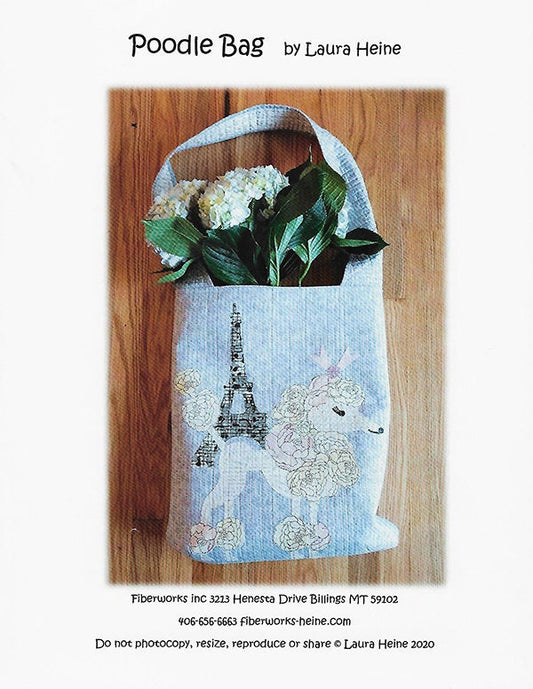 SALE!! Poodle Bag Pattern - Laura Heine - Fiberworks - LHFW POODLEBAG