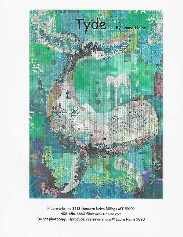 SALE!! Tyde Quilt Pattern - Laura Heine - Fiberworks - LHFW TYDE