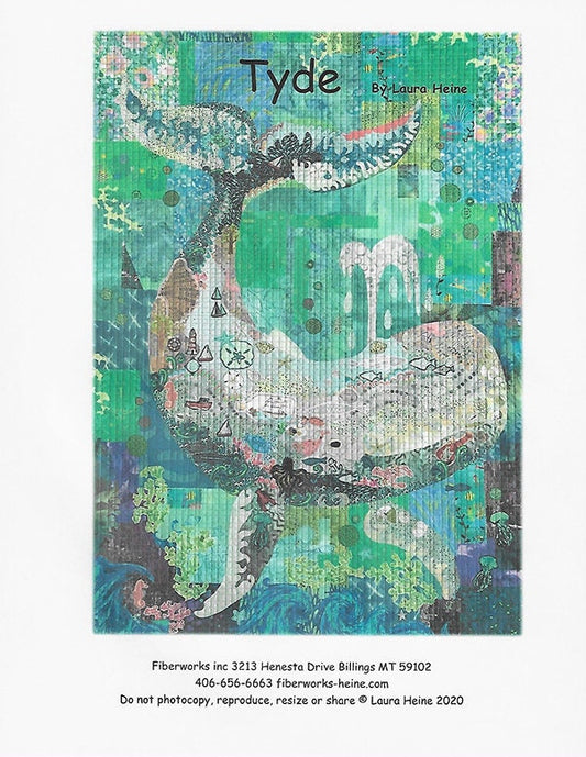 SALE!! Tyde Quilt Pattern - Laura Heine - Fiberworks - LHFW TYDE