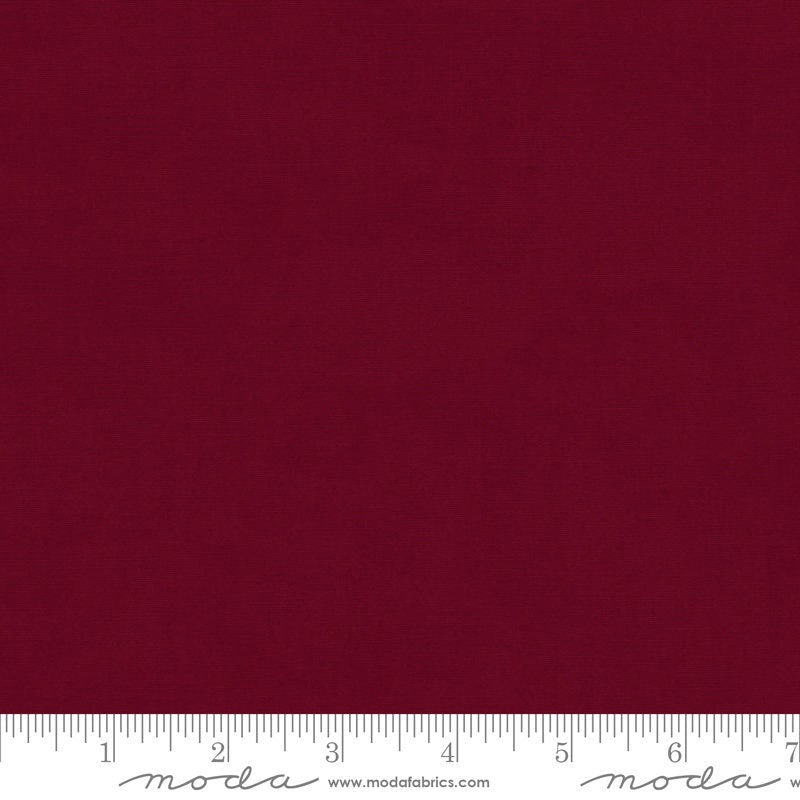 SALE!! 1/2 Yard - Bella Solids - Moda Classic - Sangria - Moda - Fabric Yardage - 9900 410